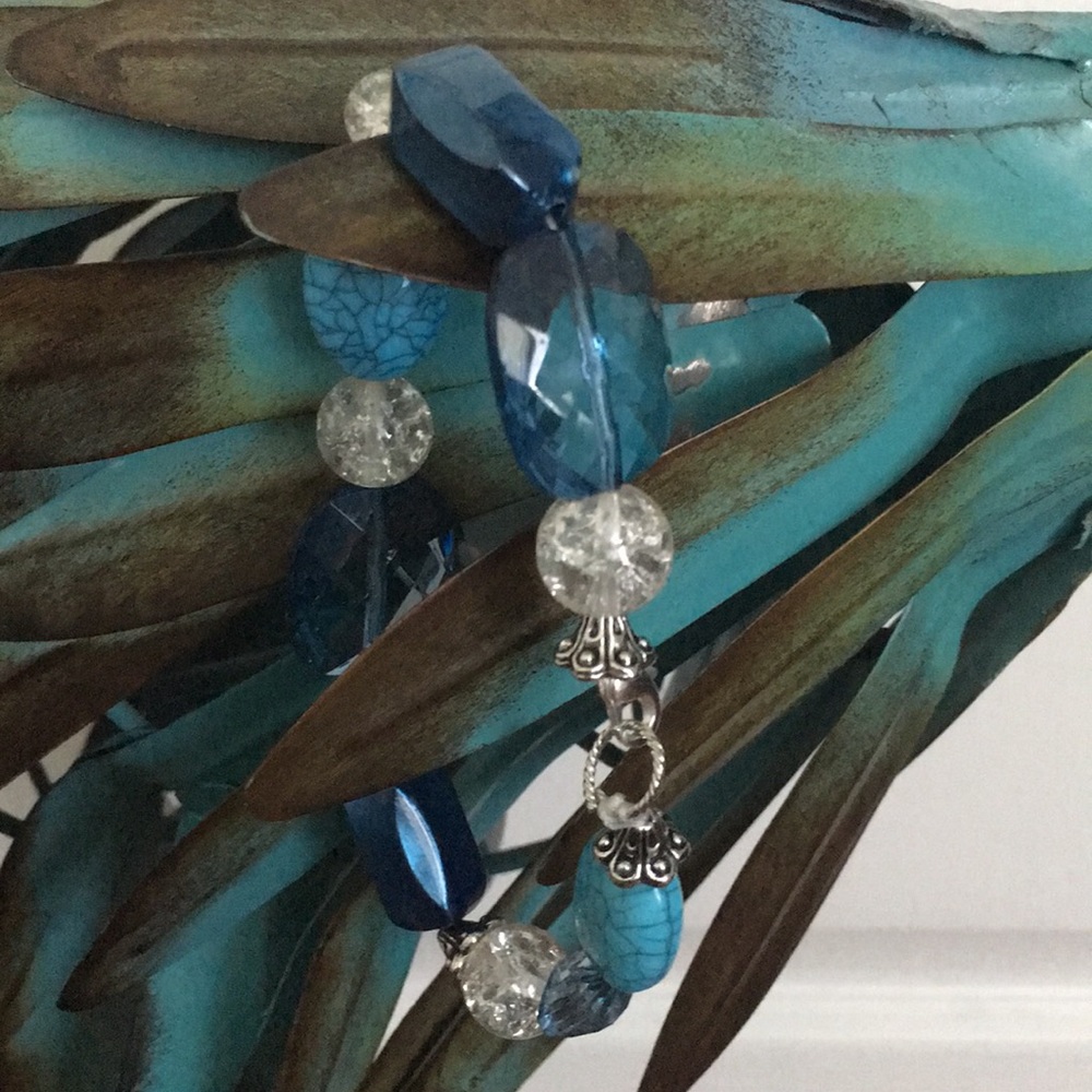 8” beaded bracelet